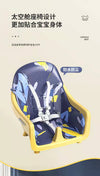 Baby High Chair Navy With Deattachable Wheels