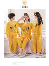 Women Samba Mustard Roundneck All weather Loungewear Set W133