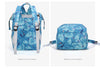 Fish Flower Mummy Baby Waterproof Travel Diaper Backpack