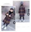 Quilted Check Gold Long Coat 11452
