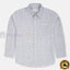 MN Blue Pattern White Casual Shirt 11950
