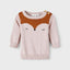 NME IT Fox Pink Face Knitted Sweater 11542