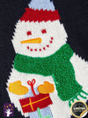 NME it Organic Cotton Snowman Embroidery Sweater 11387