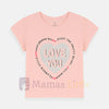 NXT Love you Heart Pink Shirt 7654