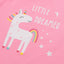 ML Little Dreamer Unicorn Pink Shirt 7616