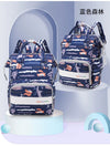 Fish Flower Mummy Baby Waterproof Travel Diaper Backpack