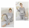 Women Totoro Grey Comfy Butter Fur Loungewear Set W137