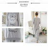 Women Totoro Grey Comfy Butter Fur Loungewear Set W137