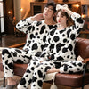 Women Moo Texture Comfy Rayon Silk Fur Loungewear Set W124