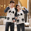 Women Panda Comfy Rayon Silk Fur Loungewear Set W122