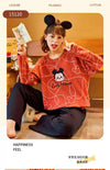 Women Cute Mouse Roundneck All weather Loungewear Set W134