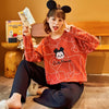 Women Cute Mouse Roundneck All weather Loungewear Set W134