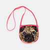 Golden Dog Pink String Purse 1965