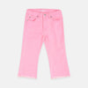 OM Pink Rough ends Loose Fit Baggy Pants 6918