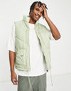 Another Influence UK Utility Pistachio Gilet W150