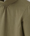 TAO Turtle Neck Khaki Green Full Sleeve Shirt 8766
