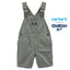 Oshksh Canvas Webstrap Olive Short Length Cotton Overalls Dungaree 12139
