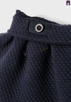 ZY Bow Textured Navy Shorts 100136