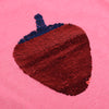 S OL Strawberry Sequence Peach Pink T Shirt 3109