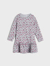 SNS Flower Grey Baby Doll Terry Winter Frock 11364