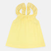 MNG Frill Yellow Sleeveless Top 3366