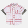 TRN Red Lines White Shirt 3132