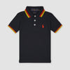 Navy Germany Collar Stripes Small Pony Polo 5063