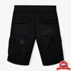 ML Black Cargo Cotton Shorts 10561