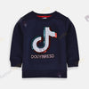 K Club LOGO Staric Blue Sweatshirt 5953