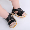 Ankle Grip Black Rubber Sole Sandal 2438 B