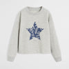 MN Blue Star Grey Sweatshirt 5406
