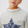 MN Blue Star Grey Sweatshirt 5406