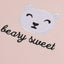 ML Beary sweet Light Pink Bodysuit 7702
