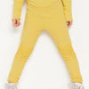 LDX Knee Frill Mustard Legging 3482