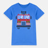 ML Fire Dept Truck Blue Shirt 7939