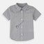 PLCE Texture Lining Grey White Shirt 8070