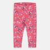 PMK Dark Pink Floral Capri 8125