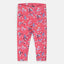 PMK Dark Pink Floral Capri 8125