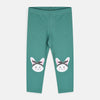 ML Cats Knee Printed Green Legging 8352