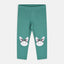 ML Cats Knee Printed Green Legging 8352