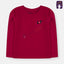 TU Puppy Patch Red Full Sleeves Shirt 9431