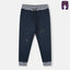 LFT Grey Rib Blue Soft Brushed Fleece Trouser 9798