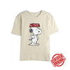 Peanuts Snoppy Reversible Sequin Beige Shirt 12041