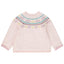 ORC Owl Pink Pockets Knitted Cardigan 11543