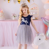 VKT Unicorn Star Navy Frock 7764