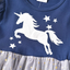 VKT Unicorn Star Navy Frock 7764