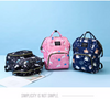 Unicorn Blue Stripes Mummy Baby Waterproof Travel Diaper Backpack 4749