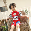 Paw Patrol Red Sharks Swimsuit with Cap set 10903