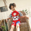 Paw Patrol Red Sharks Swimsuit with Cap set 10903