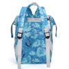 Fish Flower Mummy Baby Waterproof Travel Diaper Backpack